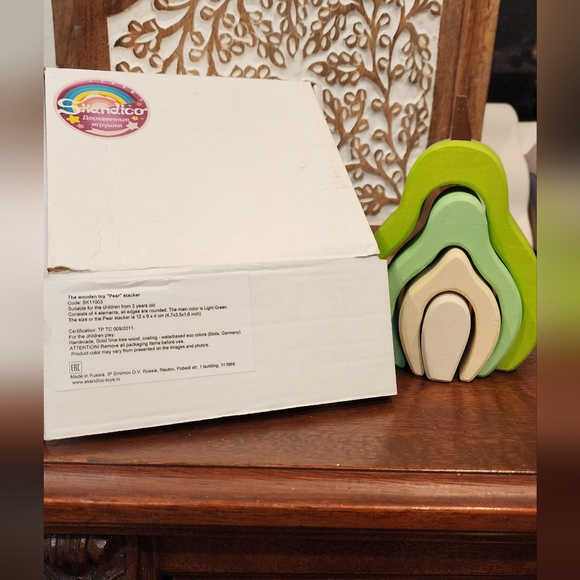 Skandico - Stacking Pear - Wooden Toy - Picture 3 of 7